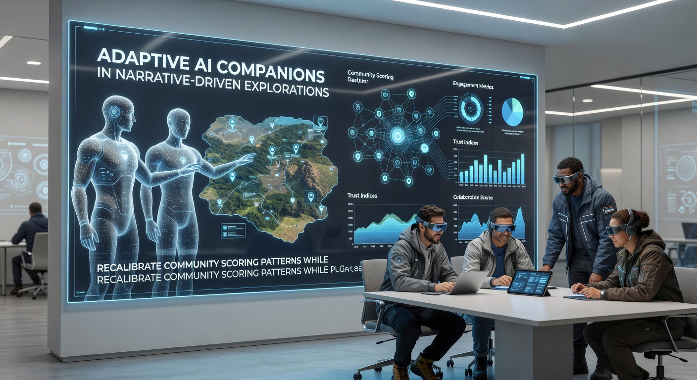 Players engaging with adaptive AI companions during synchronized game releases on console and handheld devices
