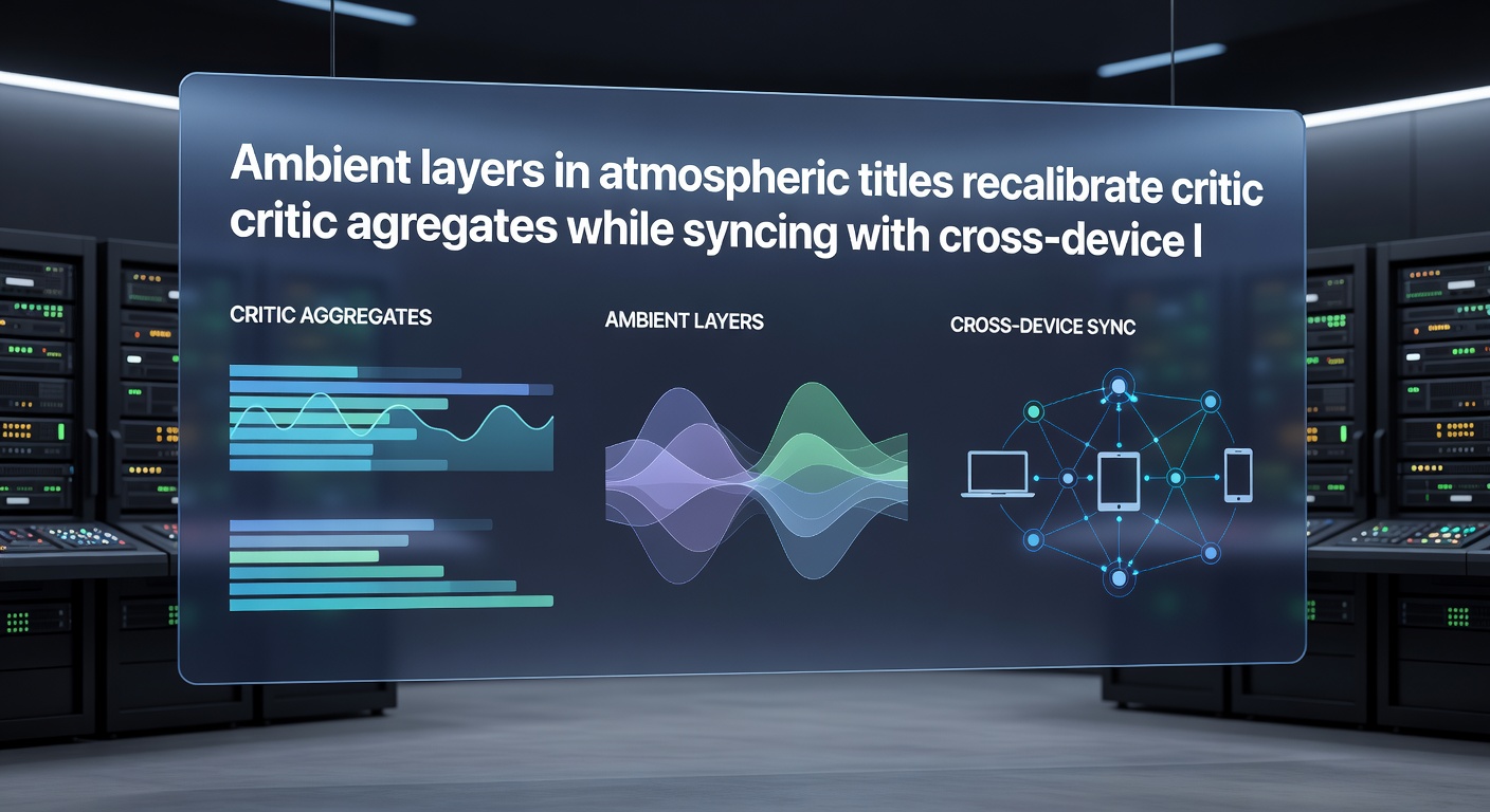 Developers reviewing ambient audio layers during a cross-platform update rollout meeting